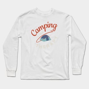 Camping is My Therapy Long Sleeve T-Shirt